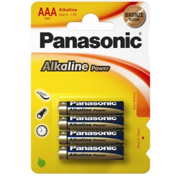 Bateria LR03 Panasonic AAA alkaline power