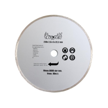 Tarcza diam.  230  Condor ciągła