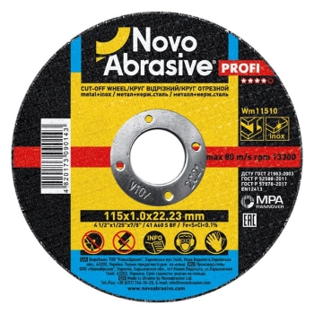 Tarcza do met NOVOABRASIVE 115*1.2