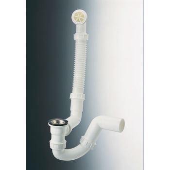 PCV Syfon wannowy nadstropowy