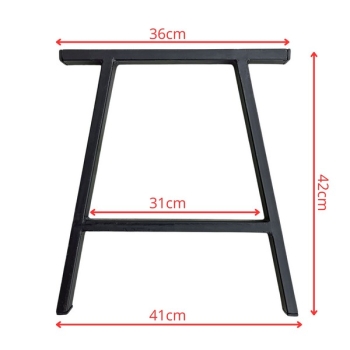 Nogi stal. ławki bez oparcia kpl.