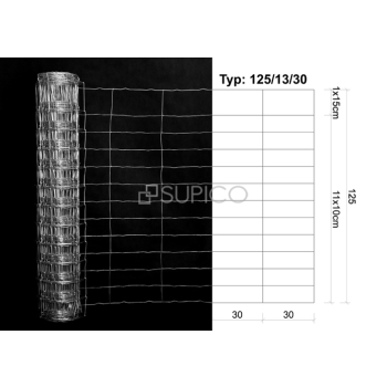 Siatka leśna 125/13/30