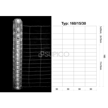 Siatka leśna 160/15/30