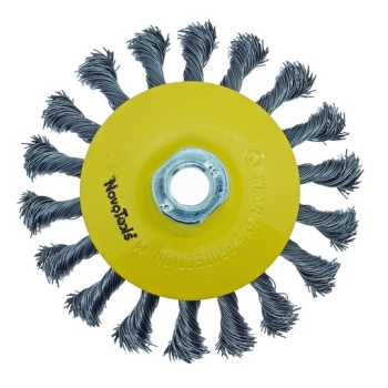 Szczotka tarczowa NOVO splatana 100mm