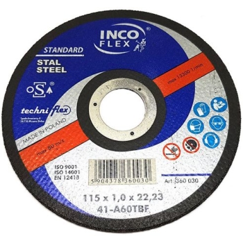 Tarcza metal INCO 180 x 3,2 wyp.