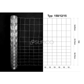 Siatka leśna 150/12/15 G