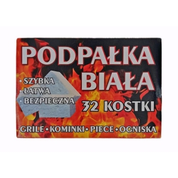 Podpałka do grilla stała biała